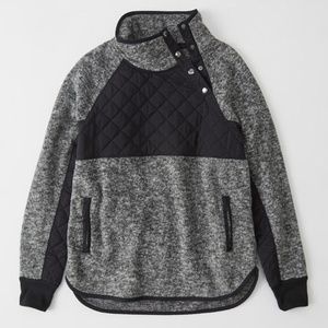 Abercrombie Asymmetrical Snap Pullover XS